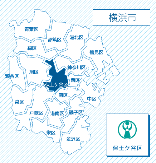 横浜市保土ケ谷区地図