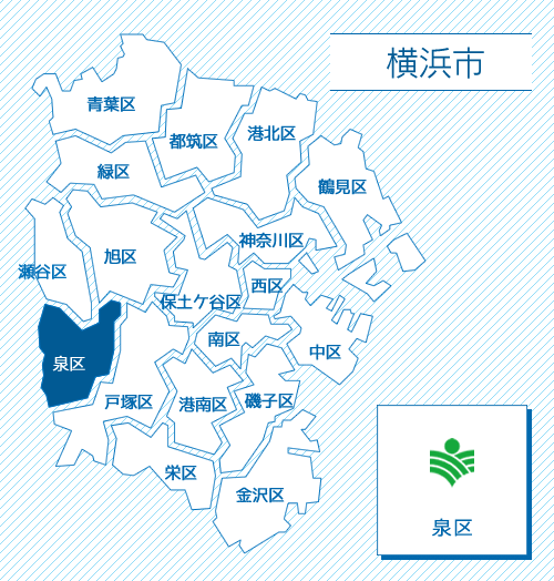 横浜市泉区地図