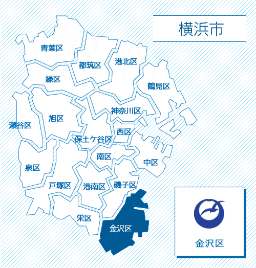 横浜市金沢区地図