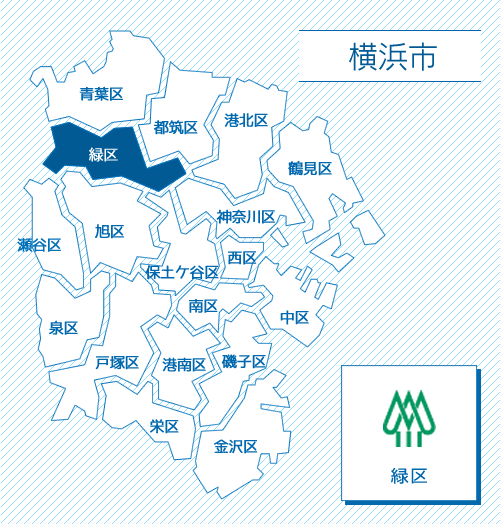 横浜市緑区地図