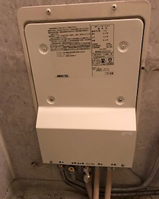 神奈川県藤沢市の給湯器交換事例「WF-1612AT」