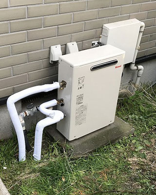 横浜市栄区の給湯器交換事例「RUX-A1613G」
