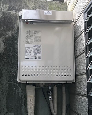 横浜市磯子区の給湯器交換事例「GT-2460SAWX BL」
