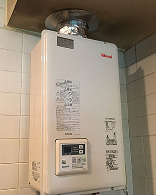 川崎市高津区の給湯器交換事例「RUX-V1615SFFUA-E」