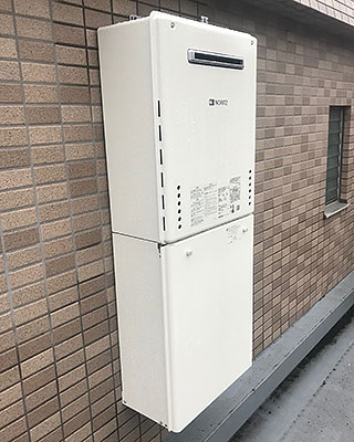 横浜市保土ヶ谷区の給湯器交換事例「GT-2460SAWX-1 BL」
