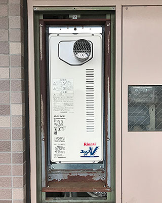 神奈川県座間市の給湯器交換事例「RUF-VS1615SAT-80」