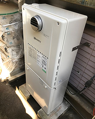 東京都小平市の給湯器交換事例「GH-C2310WD BL」