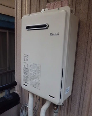川崎市幸区の給湯器交換事例「RUX-A1015W-E」