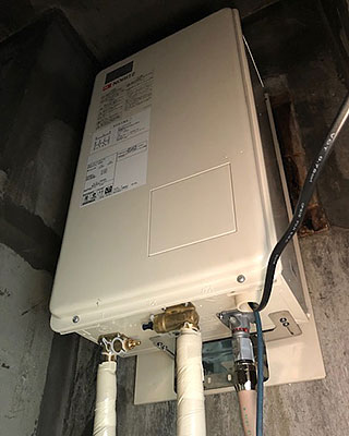 東京都足立区の給湯器交換事例「GQ-1637WS-FFB BL」
