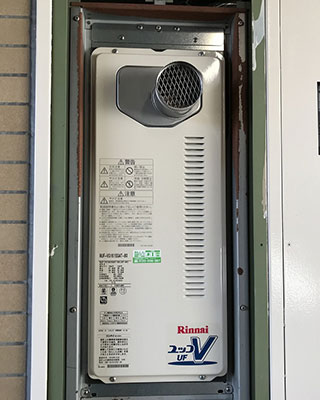 川崎市麻生区の給湯器交換事例「RUF-VS1615SAT-80」