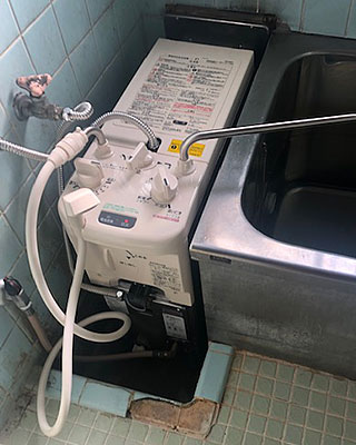 東京都江戸川区の給湯器交換事例「RBF-A80SN-FU-R-S」