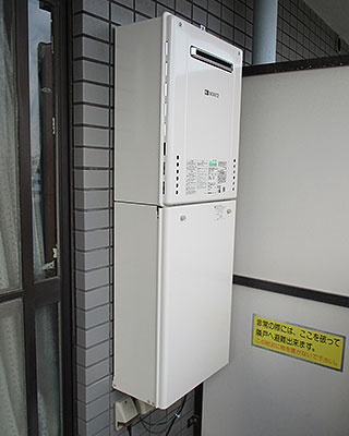 東京都大田区の給湯器交換事例「GT-1660AWX-1 BL」