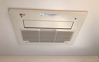 川崎市麻生区の浴室暖房乾燥機施工事例「BDV-3306AUKNSC-BL」