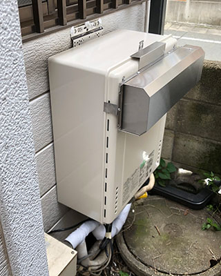 川崎市中原区の給湯器交換事例「GT-1660SAWX-1 BL」