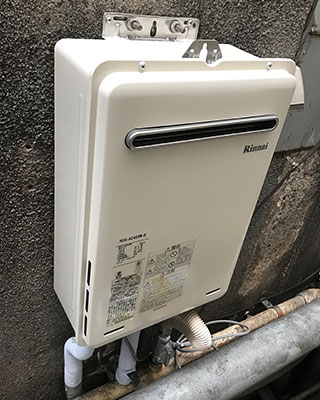 東京都目黒区の給湯器交換事例「RUX-A2406W-E」