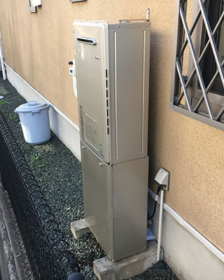 東京都町田市の給湯器交換事例「RUFH-E2405SAW2-3(A)」