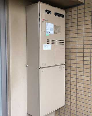 2021年1月28日、東京都三鷹市にお住まいA様宅のTES熱源機、東京ガス「FT4204ARSAW3QU(GTH-2434AWX3H)」をノーリツ「GTH-2444AWX3H-1 BL(HB)」にお取替させていただきました。