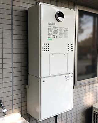 2021年2月7日、横浜市緑区にお住まいS様宅のTES熱源機、東京ガス「IT4203ARSAW3QU(RUFH-V2403AW2-3)」をノーリツ「GTH-C2460AW3H BL」にお取替させていただきました。