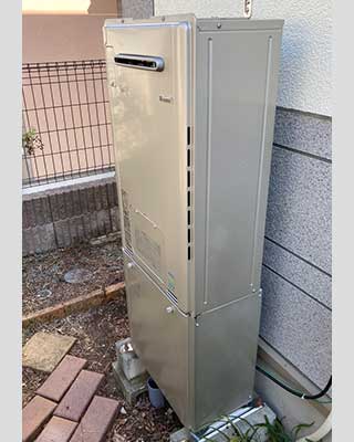 2021年2月3日、横浜市緑区にお住まいS様宅のTES熱源機、東京ガス「IT4203BRSSW3QU(RUFH-V2403SAW2-3(A))」をリンナイ「RUFH-E2405SAW2-3(A)」にお取替させていただきました。