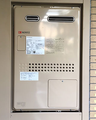 2022年3月10日、東京都三鷹市にお住まいO様宅のTES熱源機、東京ガス「FT4204ARSAW3QU(GTH-2434AWX3H)」をノーリツ「GTH-2444AWX3H-1 BL」にお取替させていただきました。