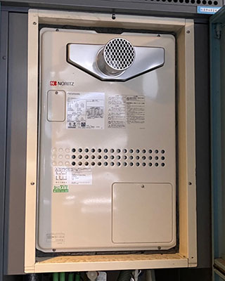 2022年2月24日、東京都江東区にお住まいK様宅のTES熱源機、東京ガス「FT4201ARS4AW6QU(GTH-2417AWX6H-T)」をノーリツ「GTH-2444AWX6H-T-1 BL」にお取替させていただきました。