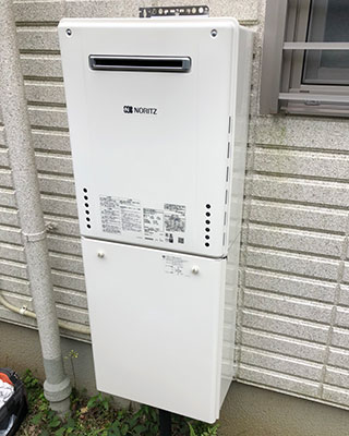 2022年4月27日、横浜市港南区にお住まいI様宅のガス給湯器、ノーリツ「GT-2422SAWX」をノーリツ「GT-2460SAWX-2 BL」にお取替させていただきました。