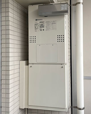 2022年7月9日、東京都世田谷区にお住まいK様宅のTES熱源機、東京ガス「FT4207ARS2SW3CU(GTH-C2439SAWX3H-L)」をノーリツ「GTH-C2461SAW3H-L-1 BL」にお取替させていただきました。