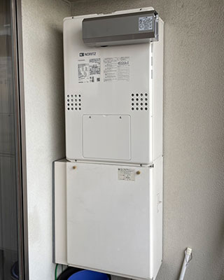 2022年10月22日、東京都品川区にお住まいK様宅のTES熱源機、東京ガス「FT4205ARS2AW3CU(GTH-C2436AWX3H-L)」をノーリツ「GTH-C2460SAW3H-L-1 BL」にお取替させていただきました。