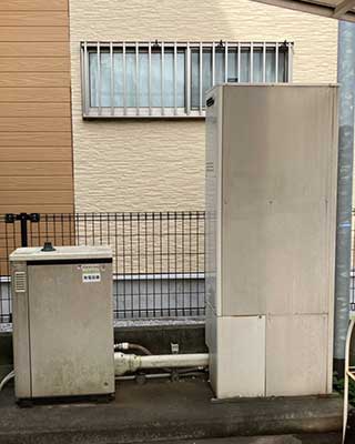 東京都東久留米市にお住まいT様宅のエコウィル、東京ガス「GFT-C06ARS-AWQ」をノーリツ「GTH-C2460SAW3H-1 BL」にお取替させていただきました。