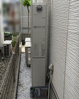 2022年7月20日、東京都世田谷区にお住まいI様宅のTES熱源機、東京ガス「IT4207LRSSW3CU(RUFH-SK2400SAW2-3(A))」をリンナイ「RUFH-SE2406SAW2-3」にお取替させていただきました。