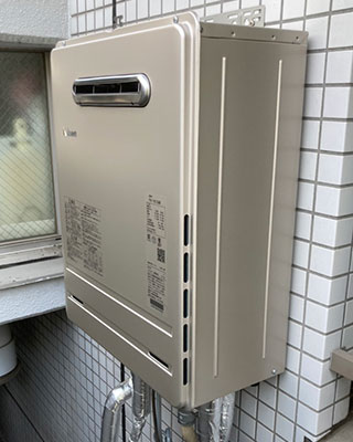 2022年5月11日、東京都大田区にお住まいS様宅のガス給湯器、ノーリツ「GT-1650SAWX」をパロマ「FH-1610AW」にお取替させていただきました。