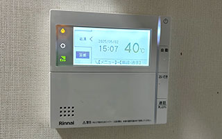 台所リモコン施工後
