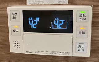浴室リモコン施工後
