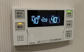 浴室リモコン施工後