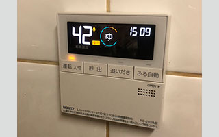 台所リモコン施工後