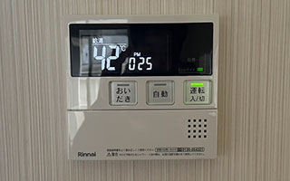 台所リモコン施工後