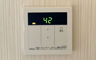 台所リモコン施工後