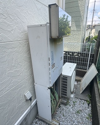 給湯器本体施工前