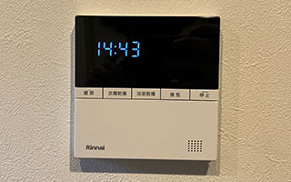 浴室暖房乾燥機リモコン施工後