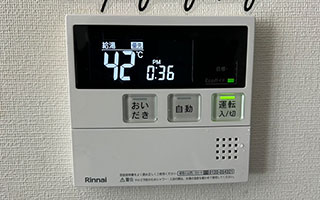 台所リモコン施工後