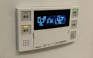 浴室リモコン施工後