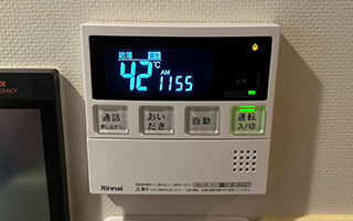 台所リモコン施工後