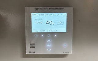 台所リモコン施工後