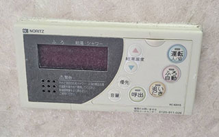 浴室リモコン施工前