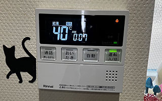 台所リモコン施工後