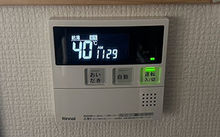 台所リモコン施工後