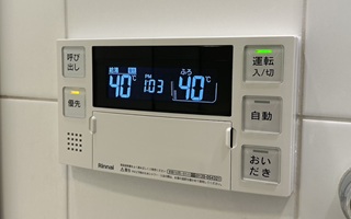 浴室リモコン施工後