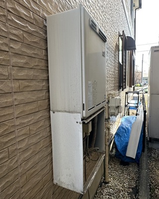 給湯器本体施工前