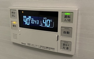 浴室リモコン施工後