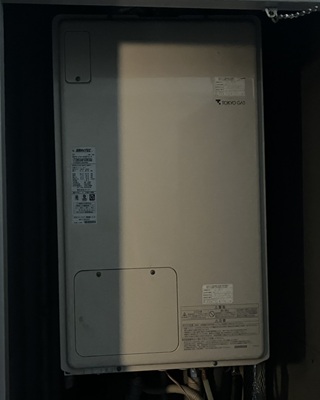 給湯器本体施工前